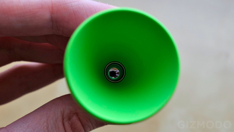 Stare deep into the abyss, and 16 infrared sensors are staring right back at you.